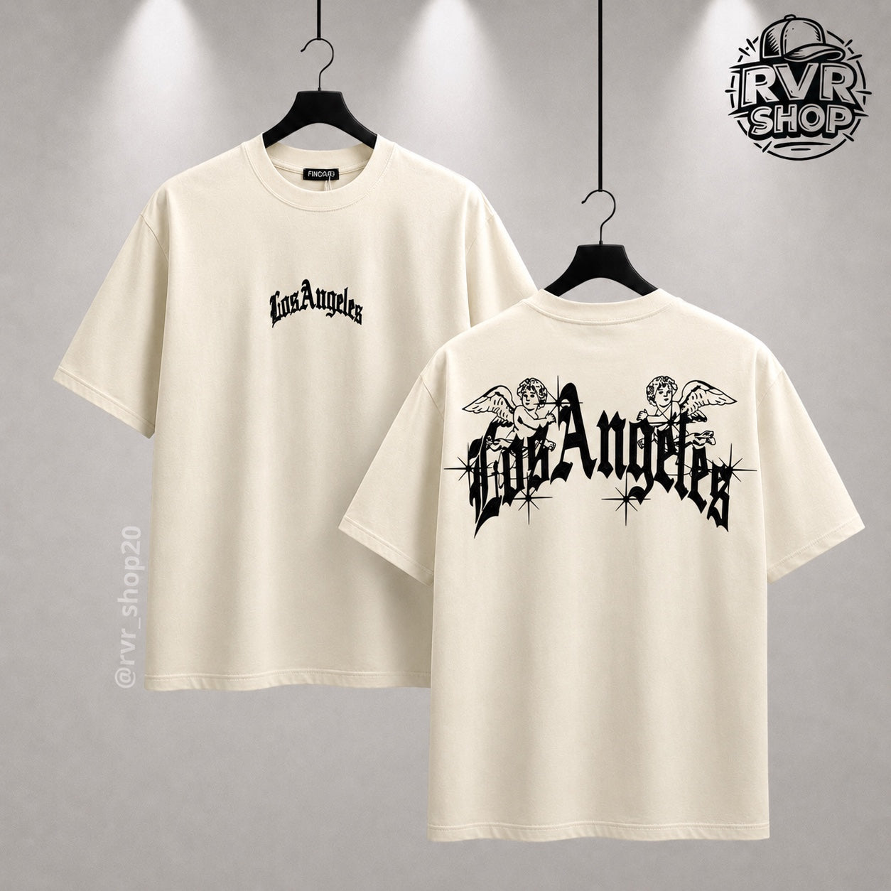 Playera Los Angeles Beige