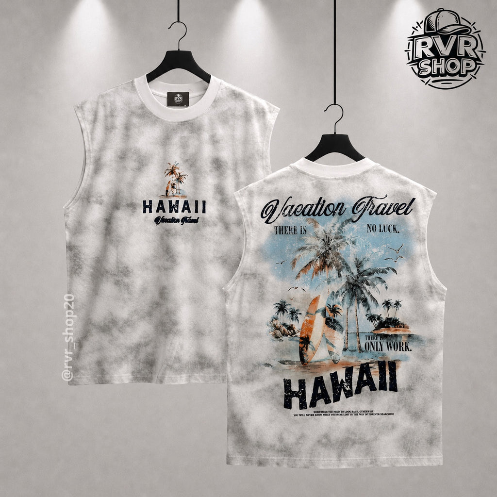 Playera Hawaii White