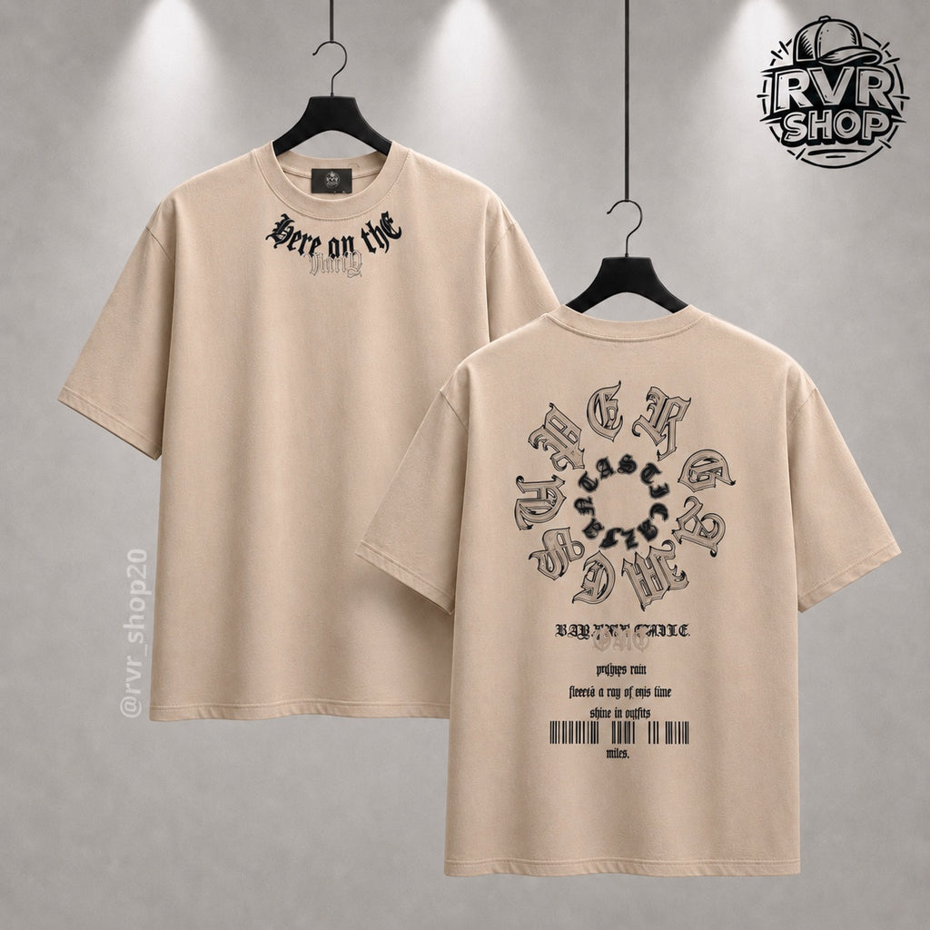 Playera Here on the View Brown