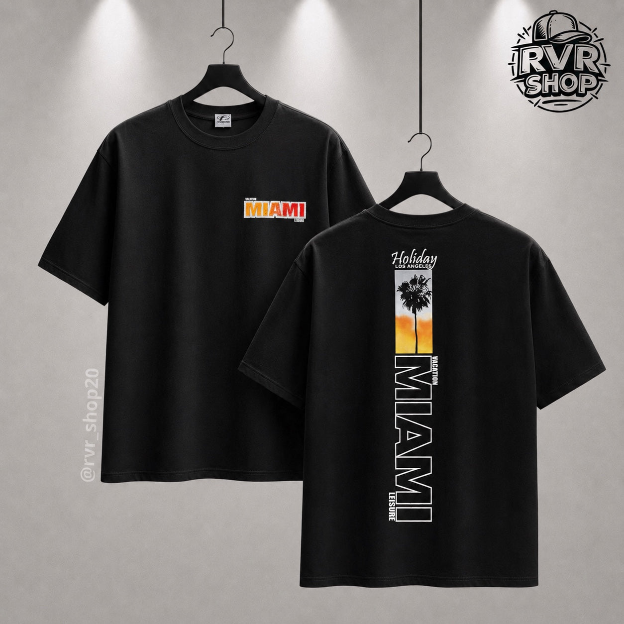 Playera Maimi Holiday Black