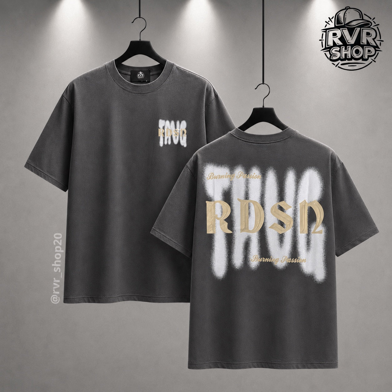Playera RDSN Burning Passion Grey