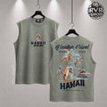 Playera Hawaii Olive Green