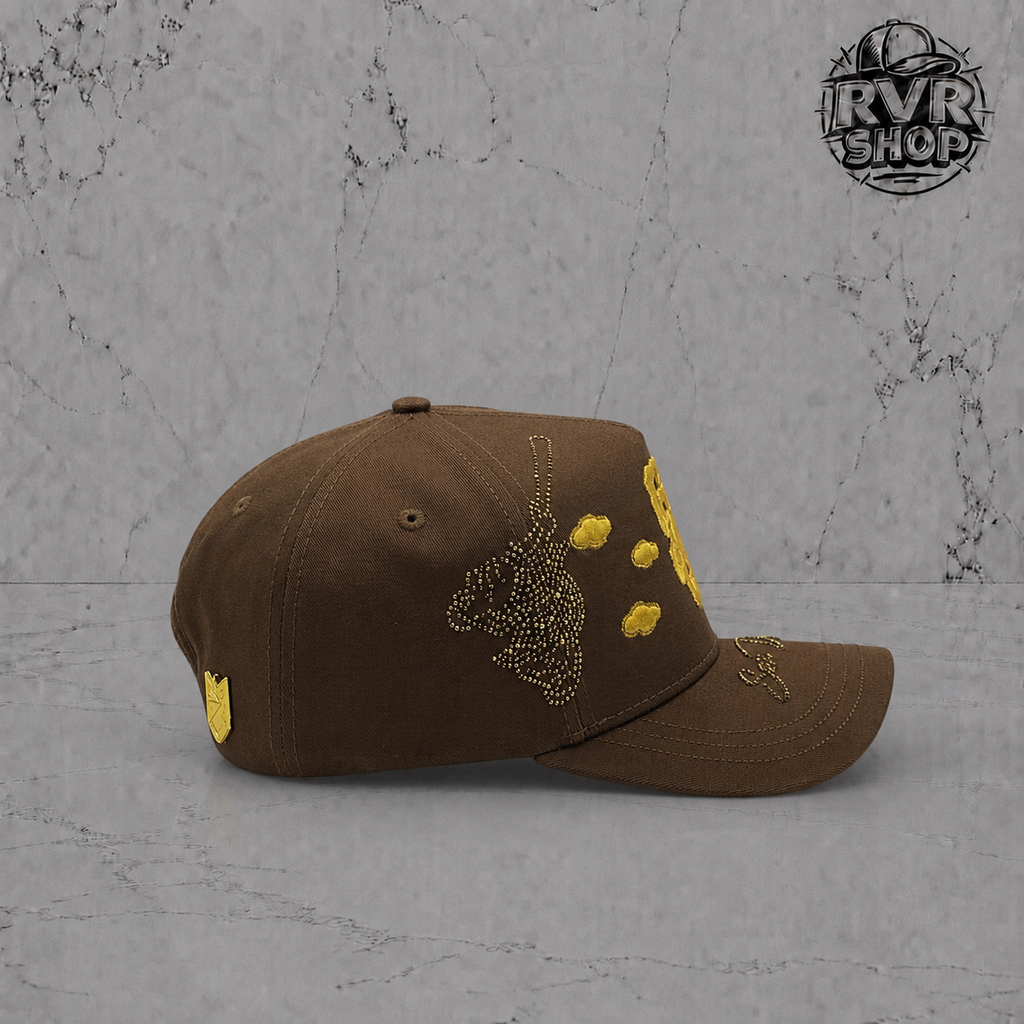 SD CLOUD BROWN X GOLD MZ HATS