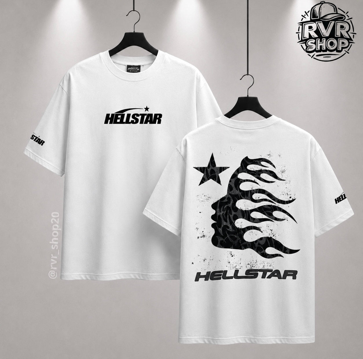 Playera Hellstar Flame Face