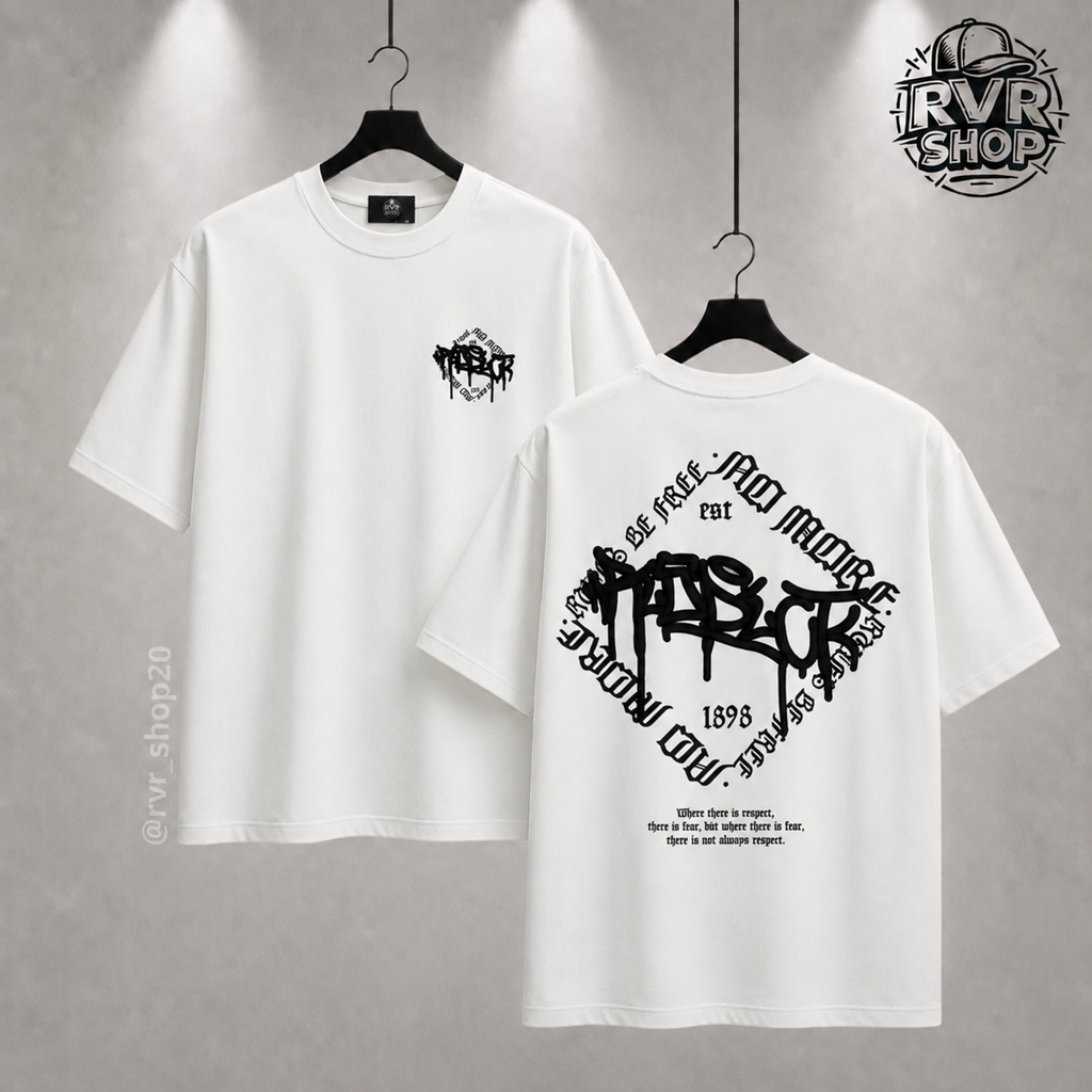 Playera Respect & Fear White
