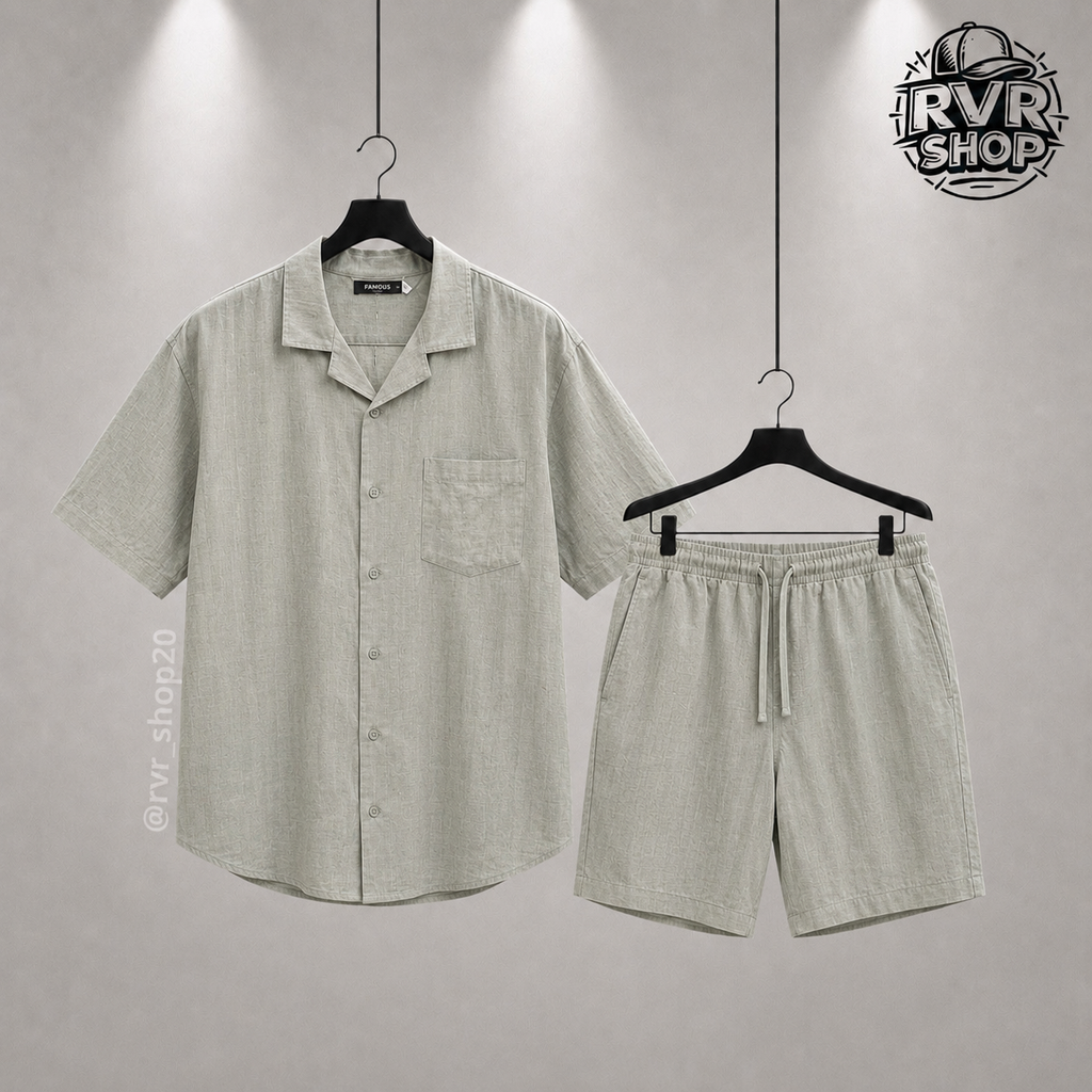 Conjunto Verano Verde/Gris