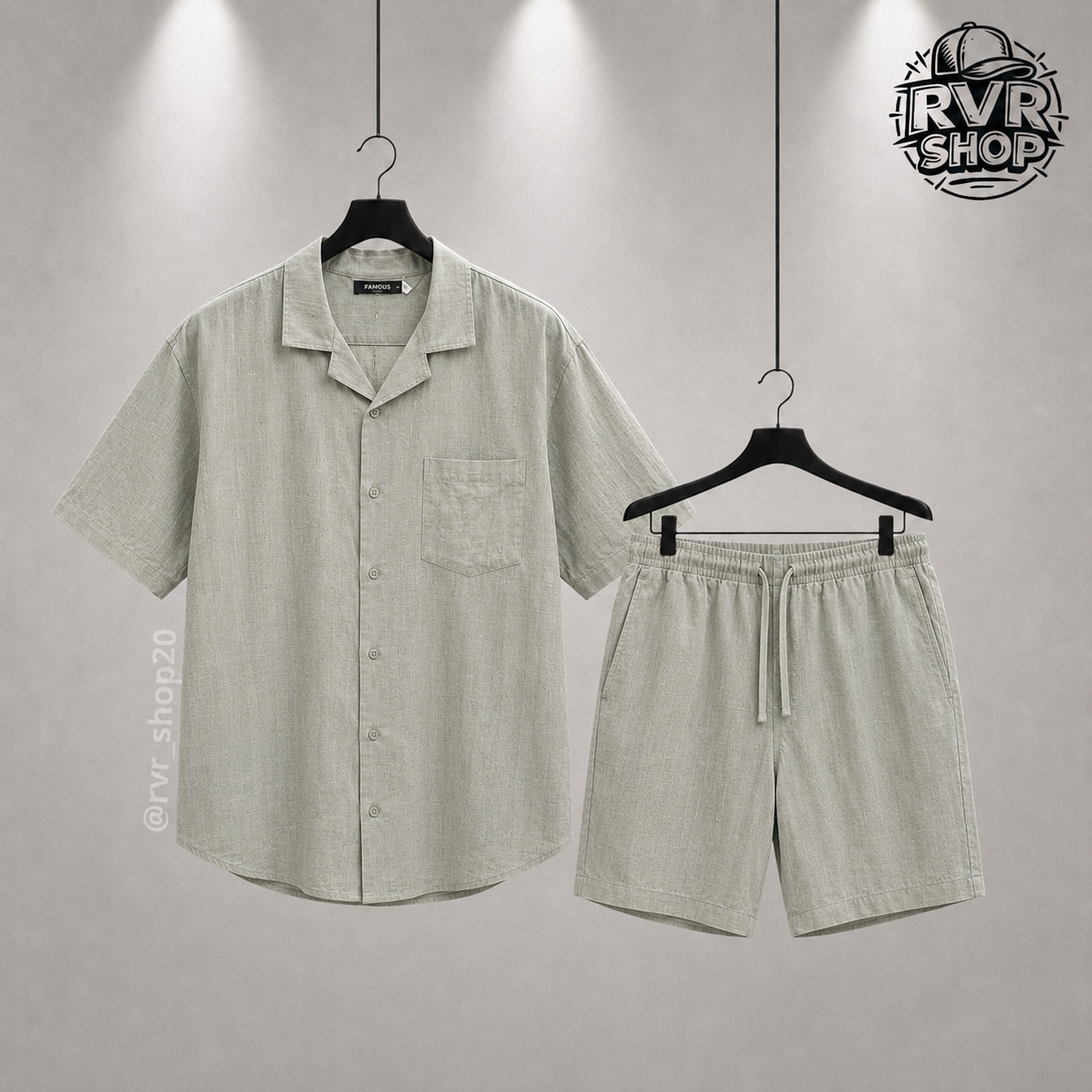 Conjunto Verano Verde/Gris