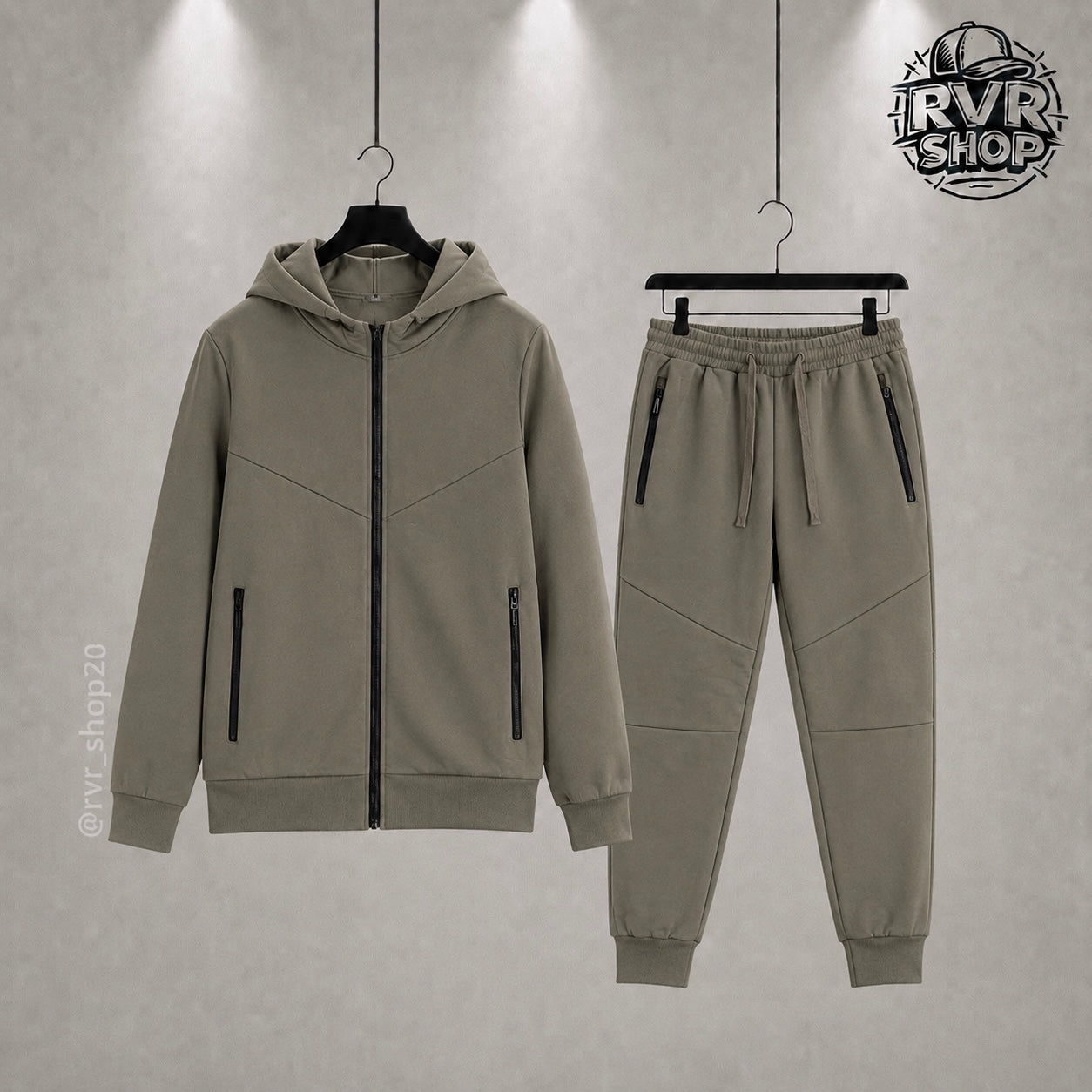 Conjunto deportivo olive green