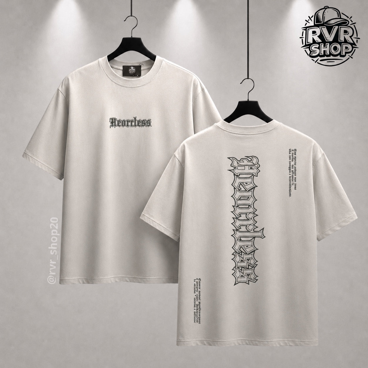 Playera Hearrless Marfil