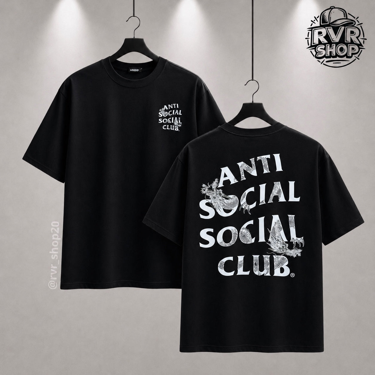 Playera Anti Social Social Club Dragon