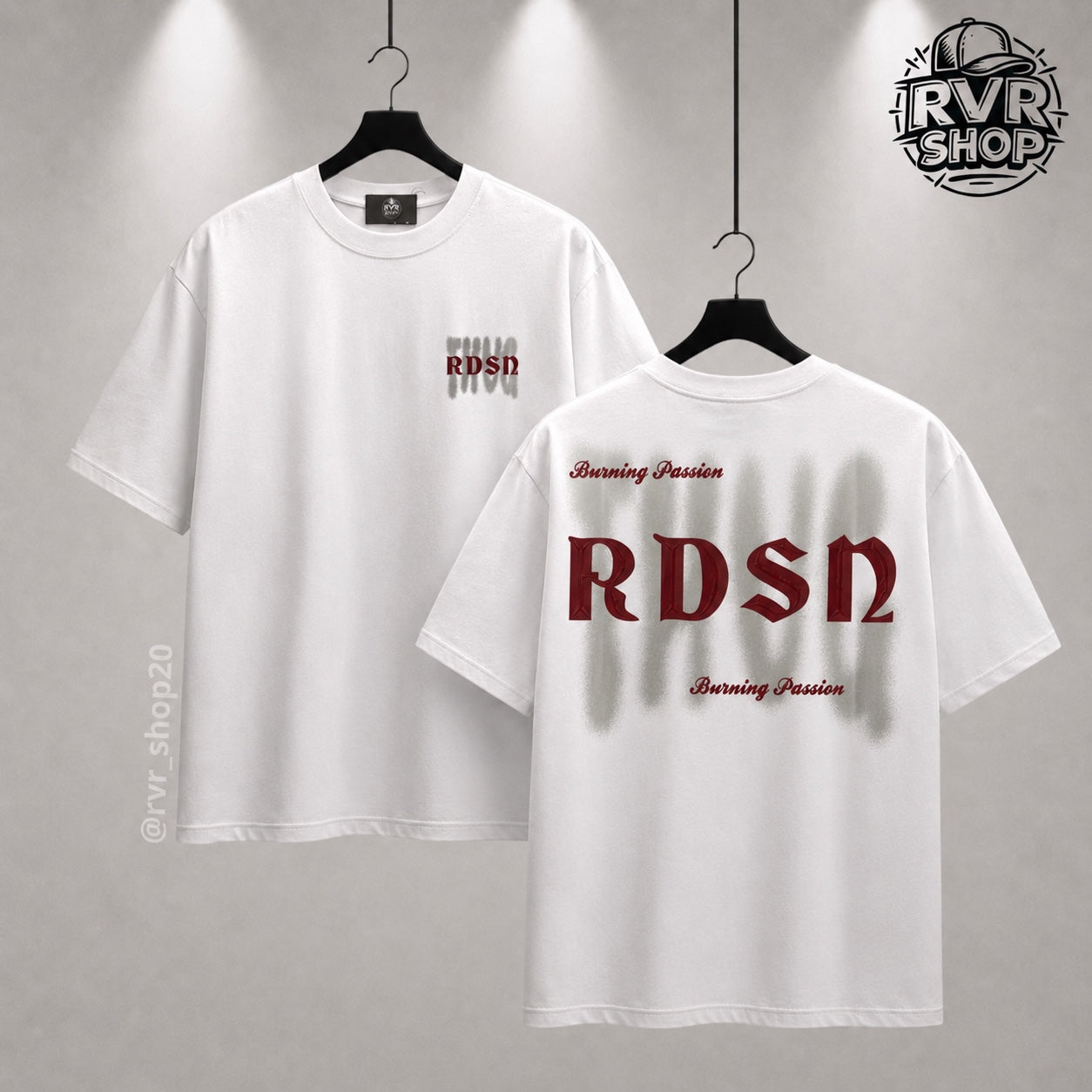 Playera RDSN Burning Passion White