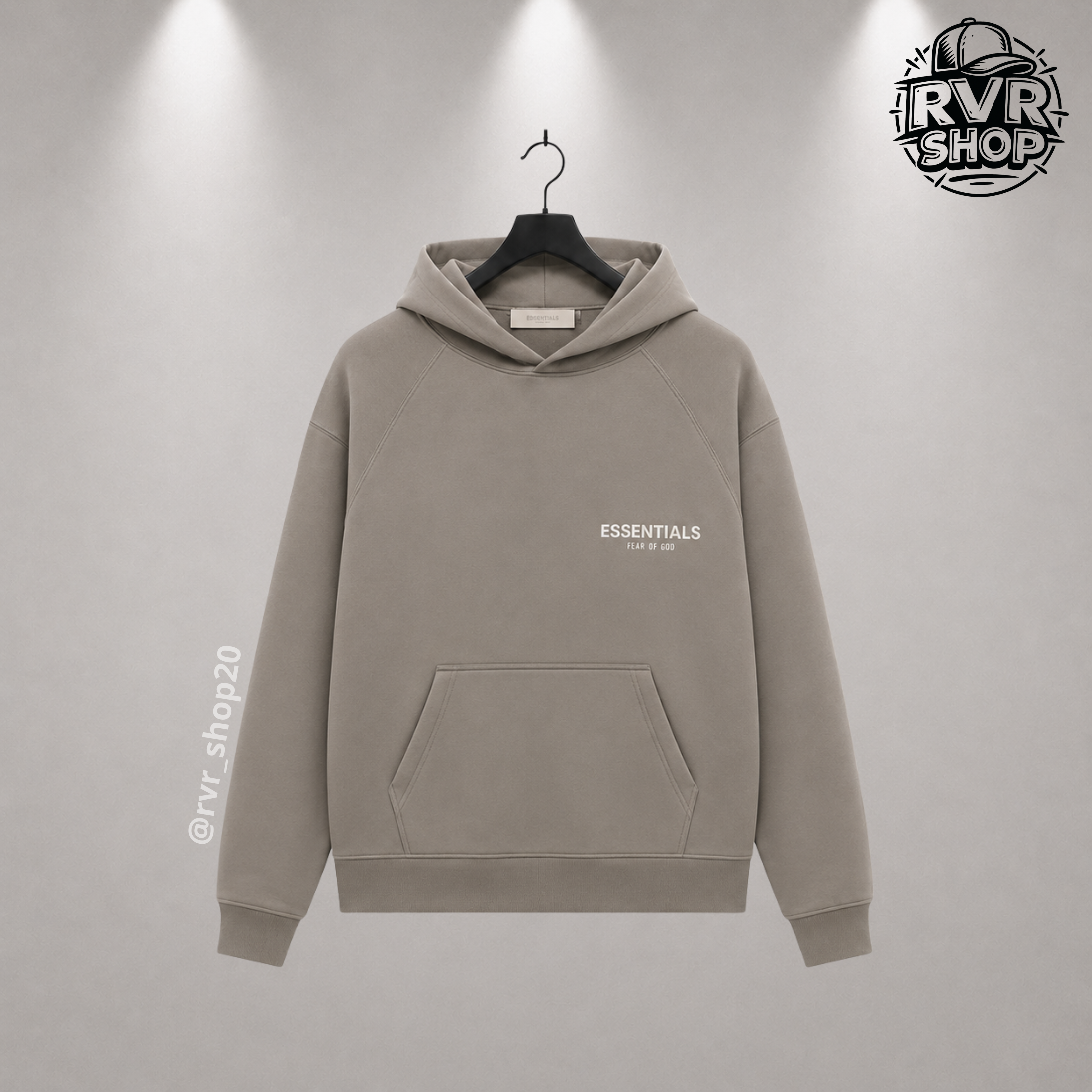 Hoddie Essentials Desert Taup