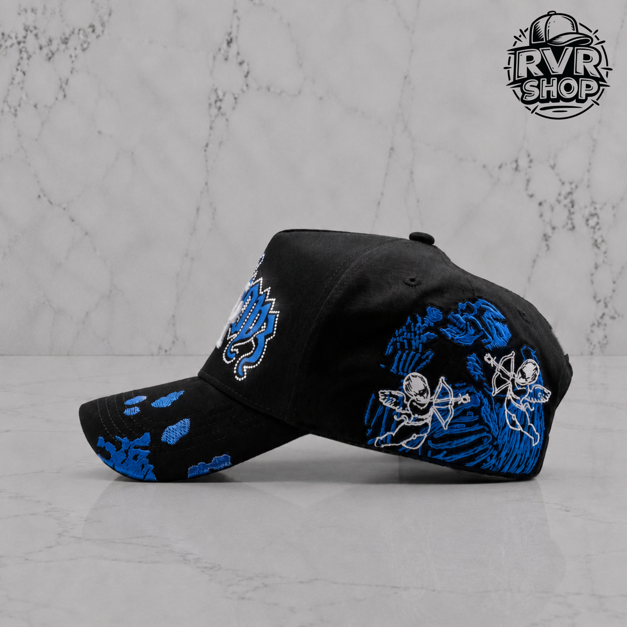 Dandy Hats X Junior H Angel Azul