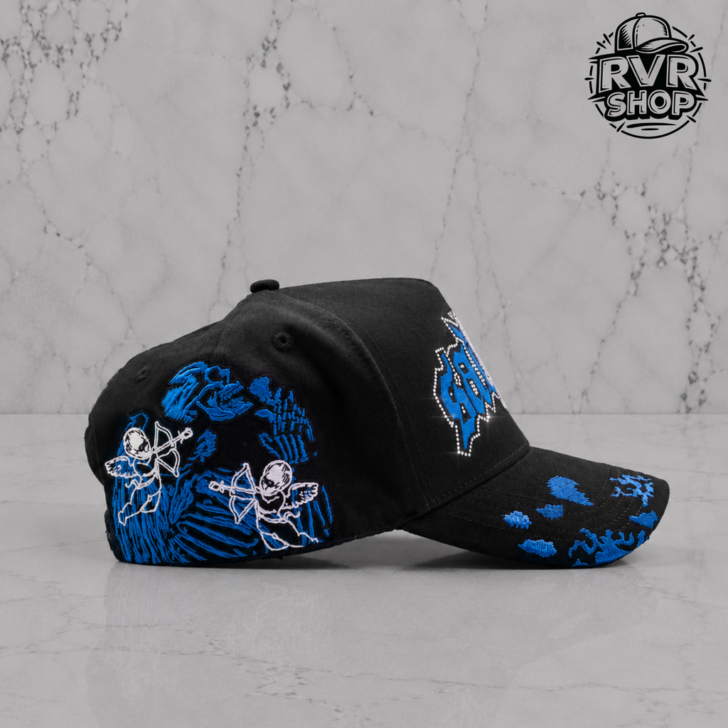Dandy Hats X Junior H Angel Azul