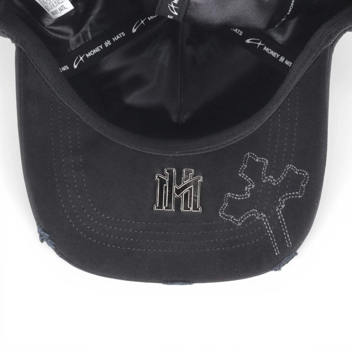 Money Hats Ny Cristals Black