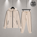 Conjunto Pans Beige Franjas