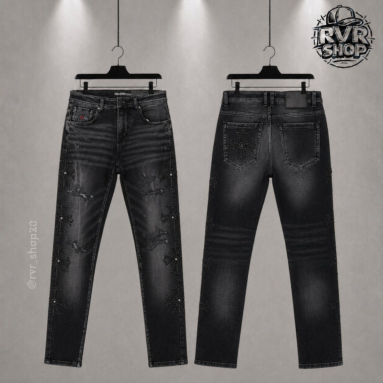 Jeans Hippie Rock Chrome