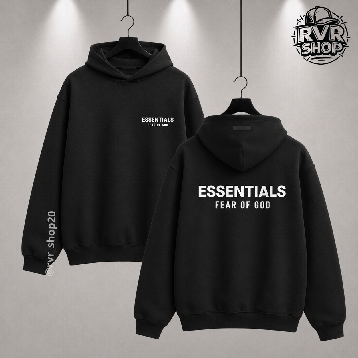 Hoddie Essentials Black