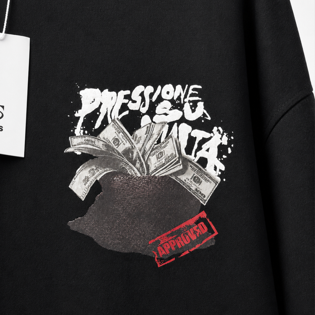 Playera Pressione Su Malta Black