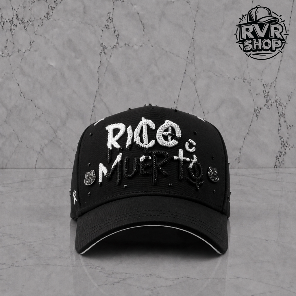 Mz Hats Rico O Muerto Black/White
