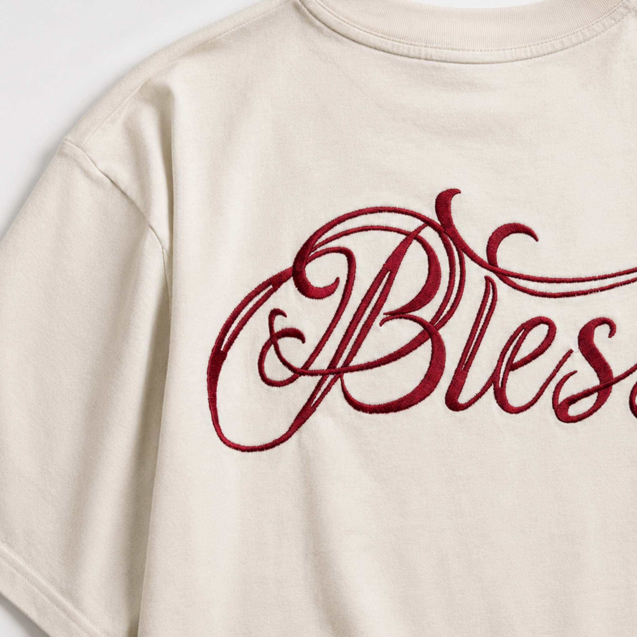 Playera Blessed Beige