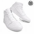 Air Jordan 1 Mid "Triple White" (Dama)