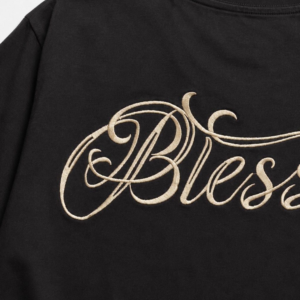 Playera Blessed Black