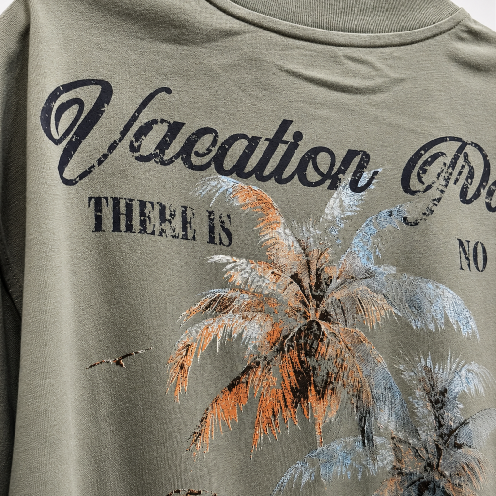 Playera Hawaii Olive Green