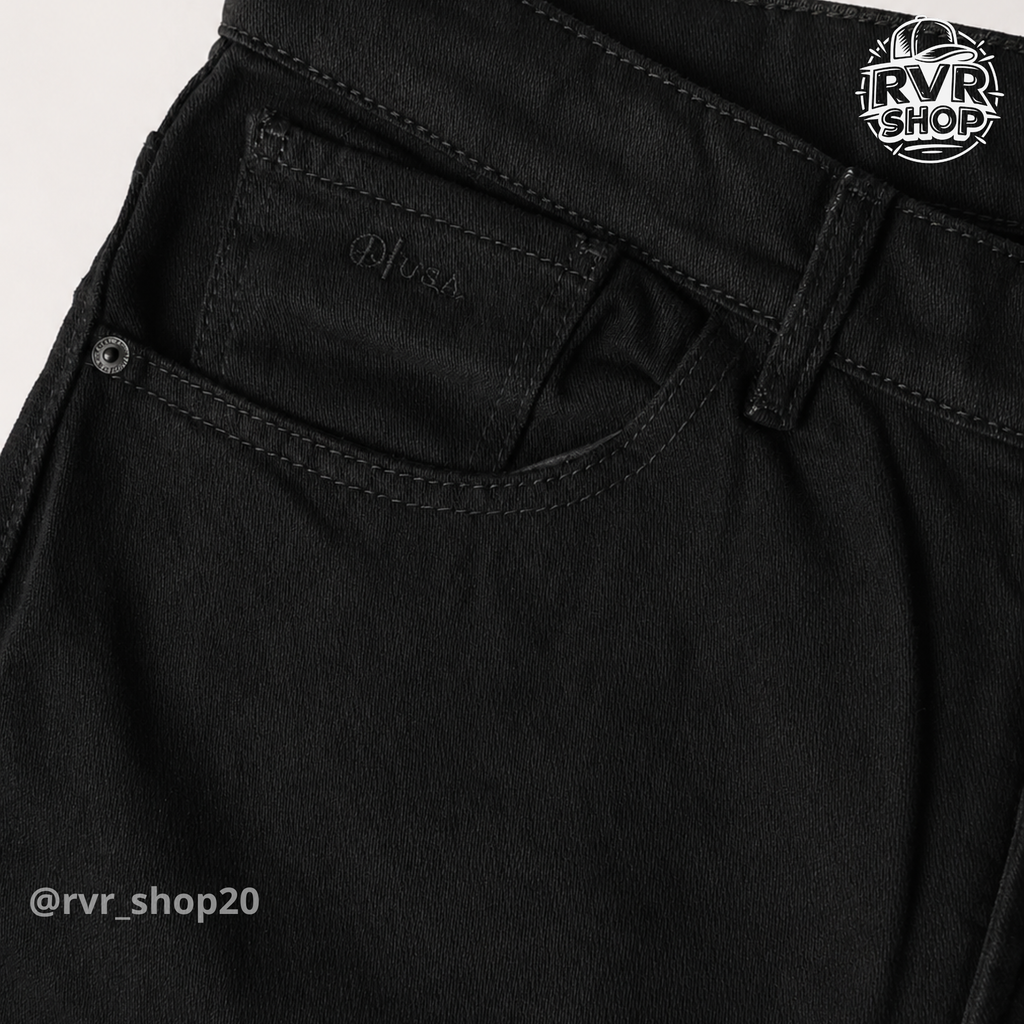 Jeans Hippie Rock Black