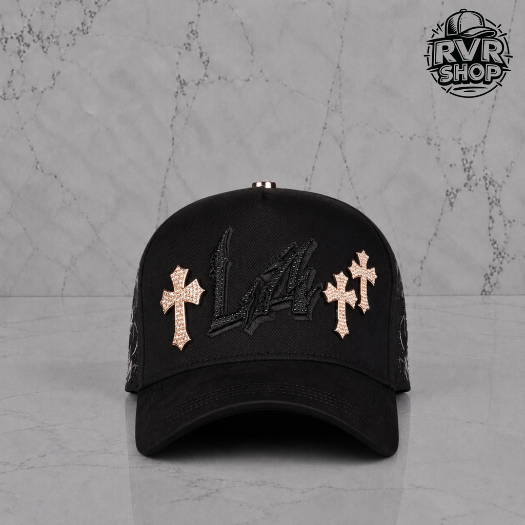 LA Chrome Gold Rico Hats