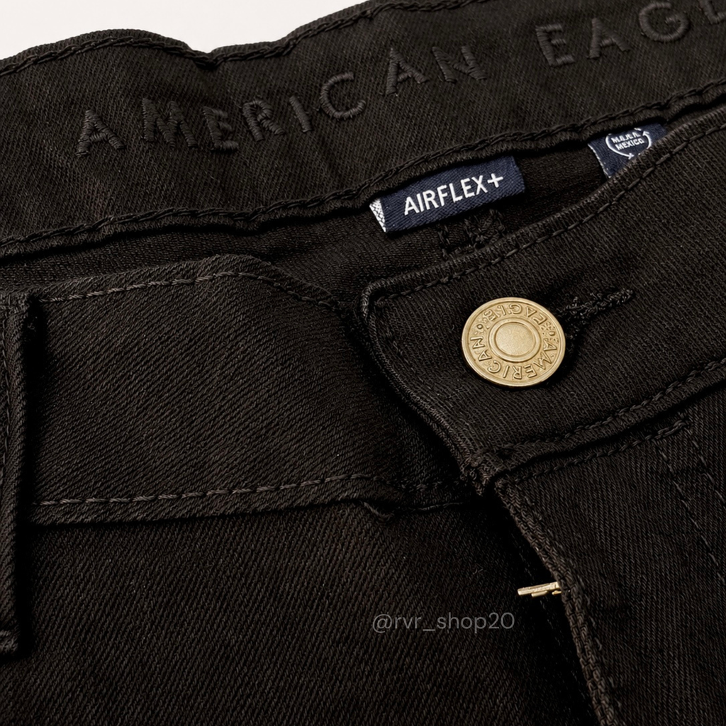 Jean American Eagle Destroyed Black