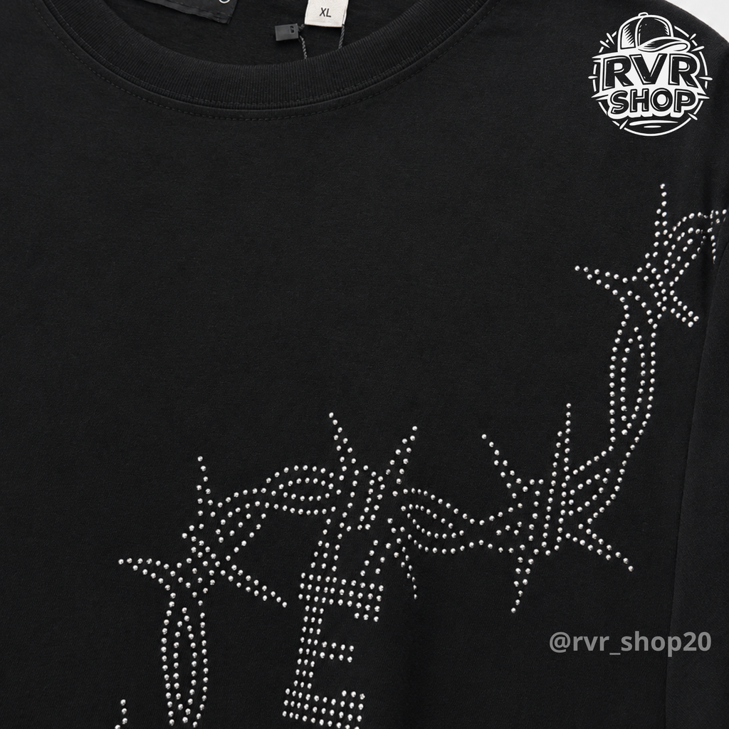 Playera Elevado Thorn Rhinestones