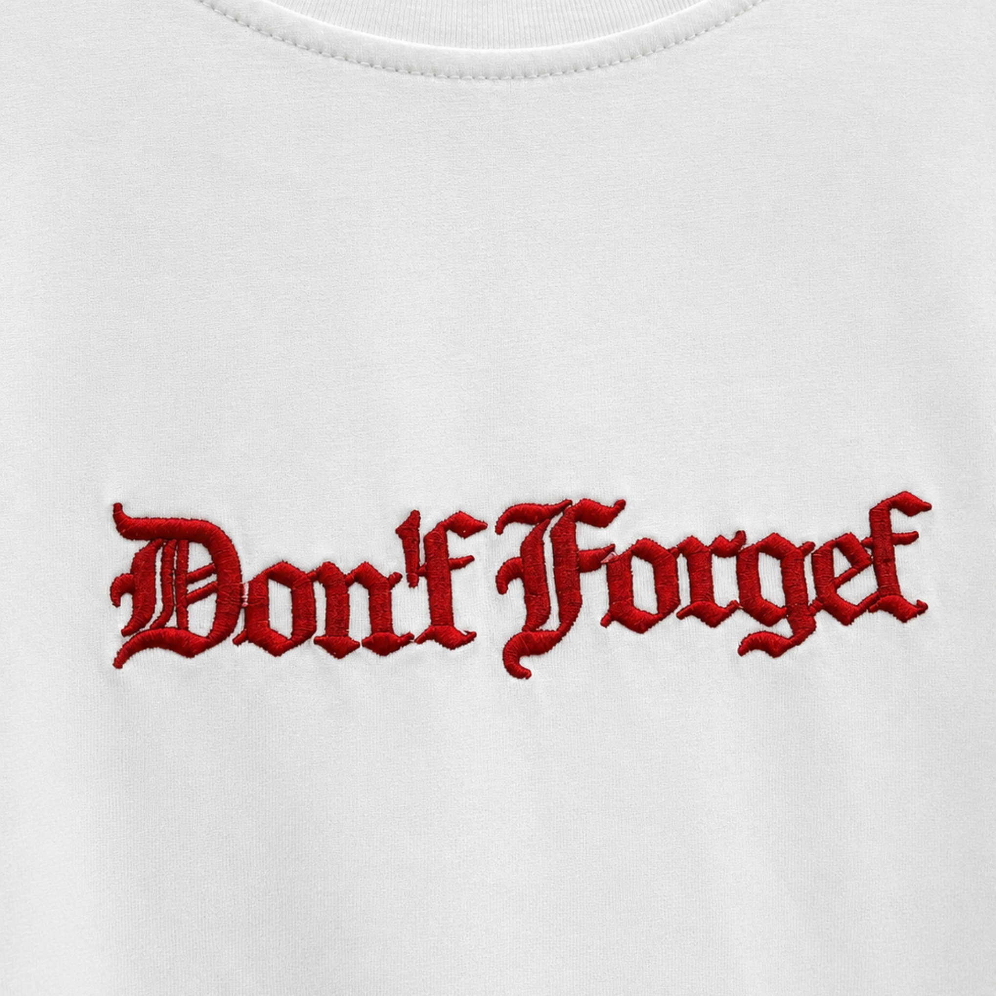 Playera Don't Forget White