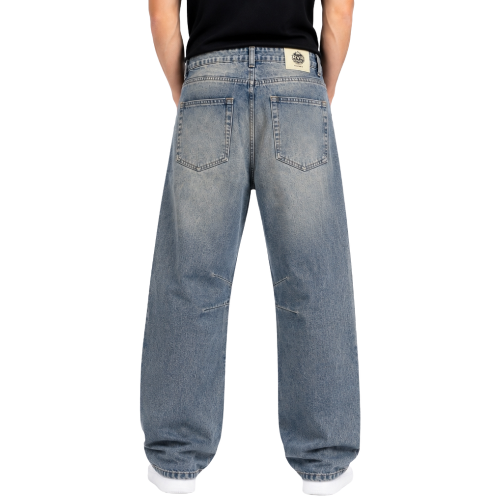 Pantalón Baggy Vintage Blue