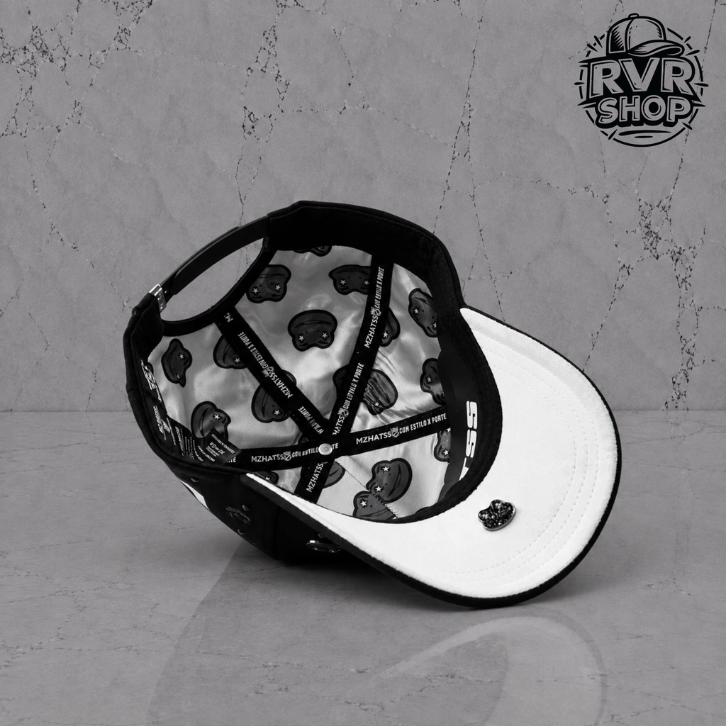 Mz Hats Rico O Muerto Black/White