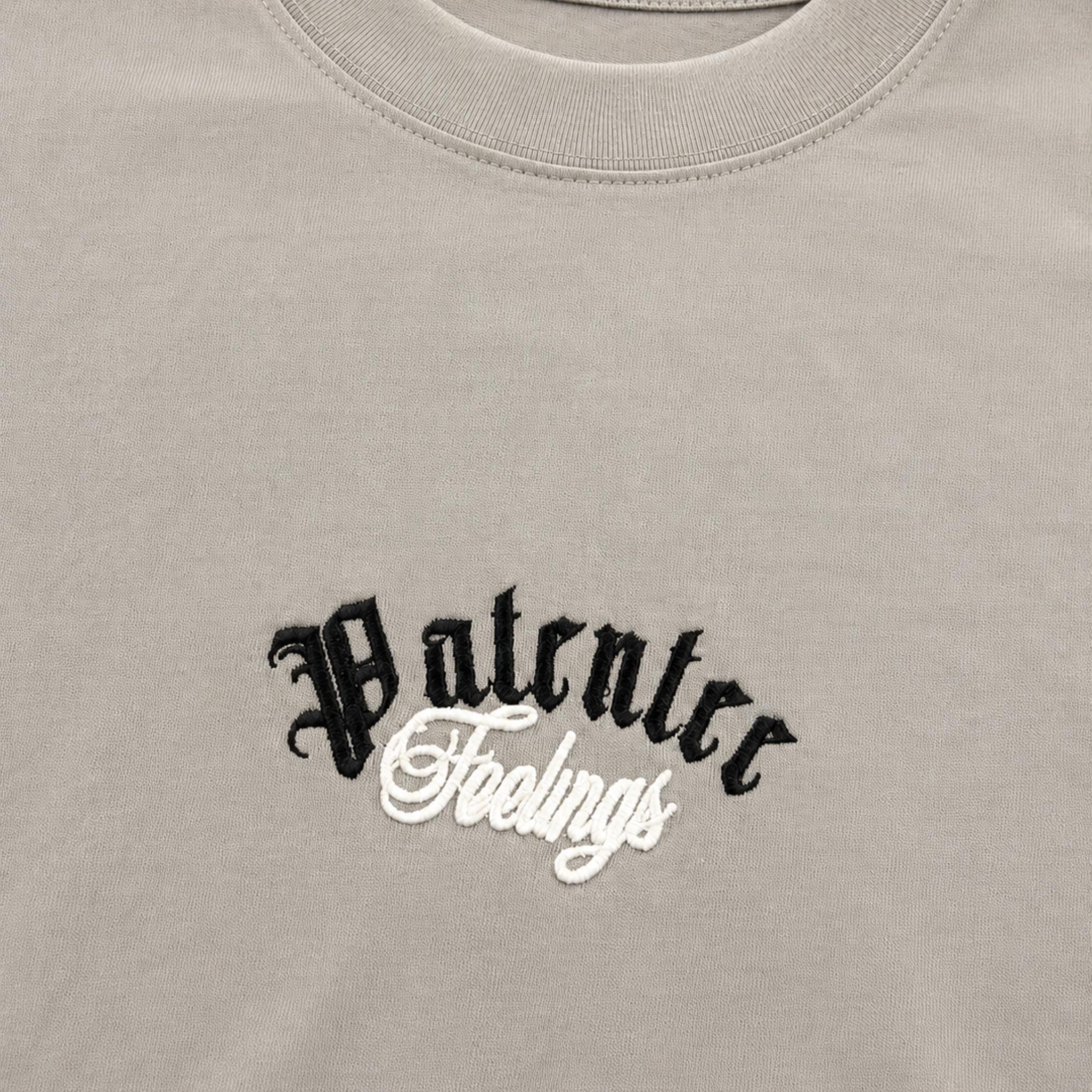 Playera Patentee Feelings light beige