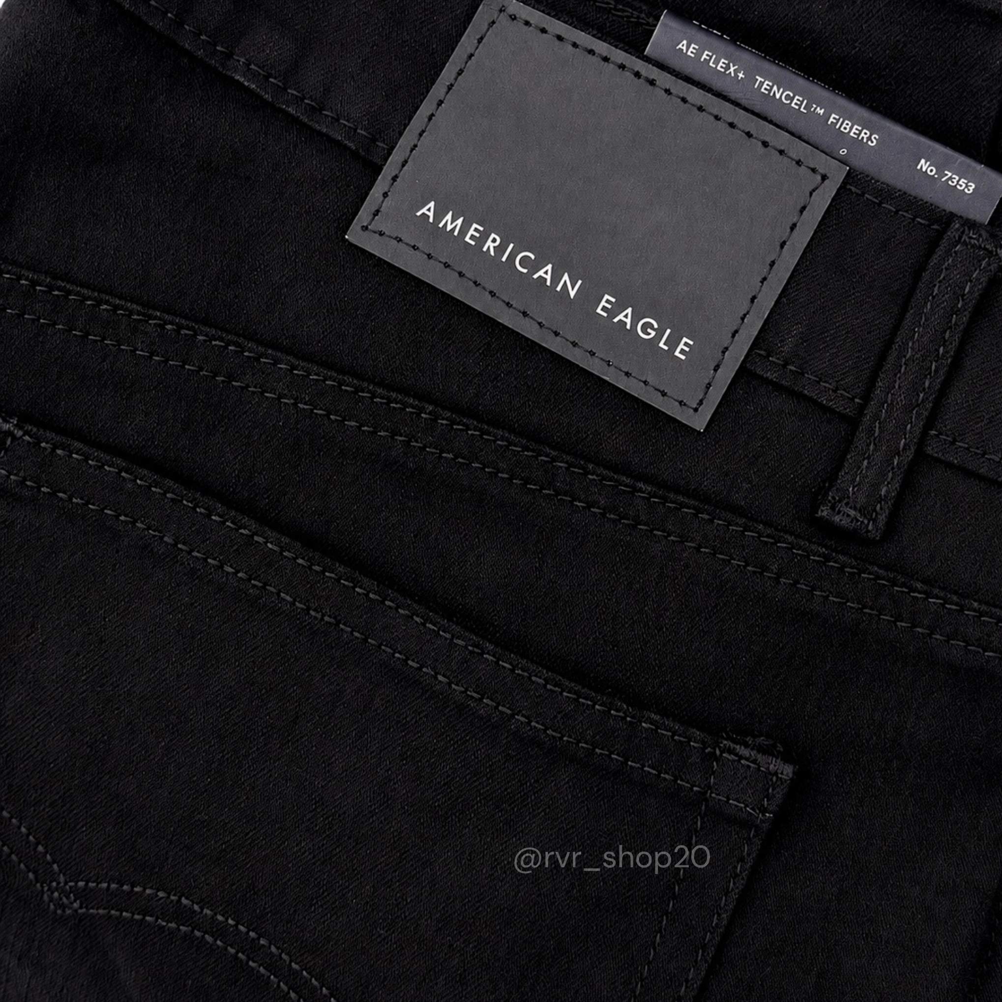 Jean American Eagle Destroyed Black
