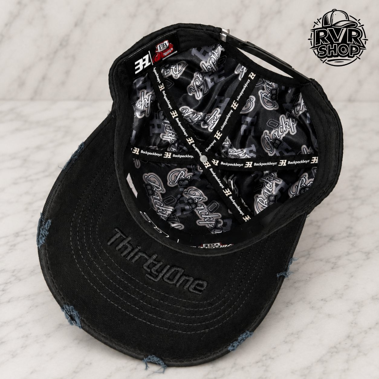 Backpack Boyz Black Distressed 31 Hats