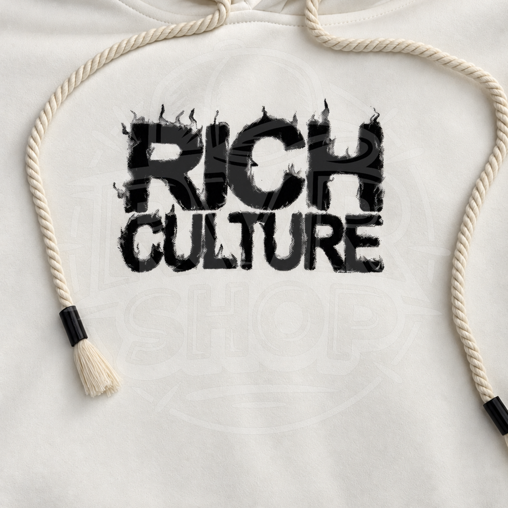 Hoddie Rich Culture White