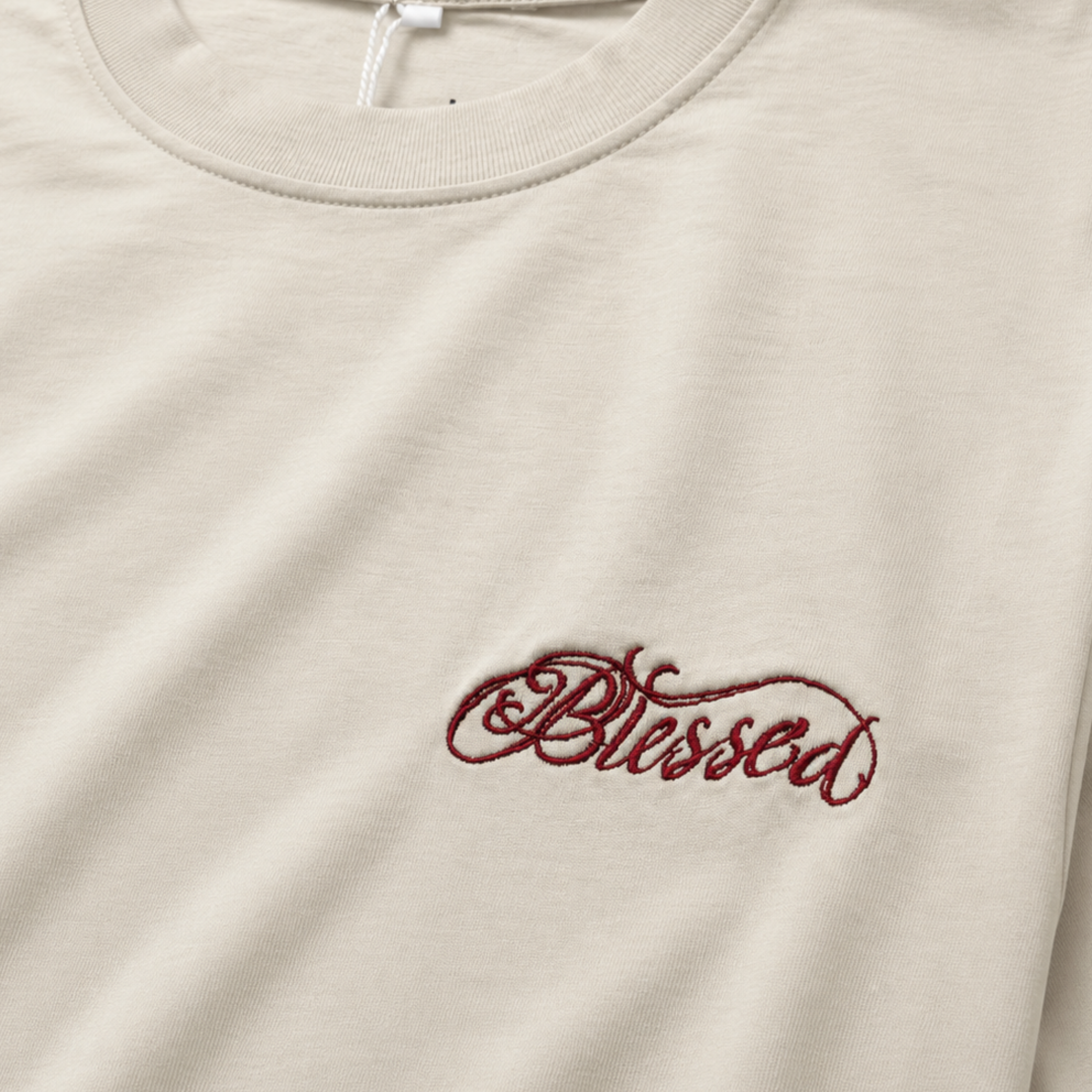 Playera Blessed Beige