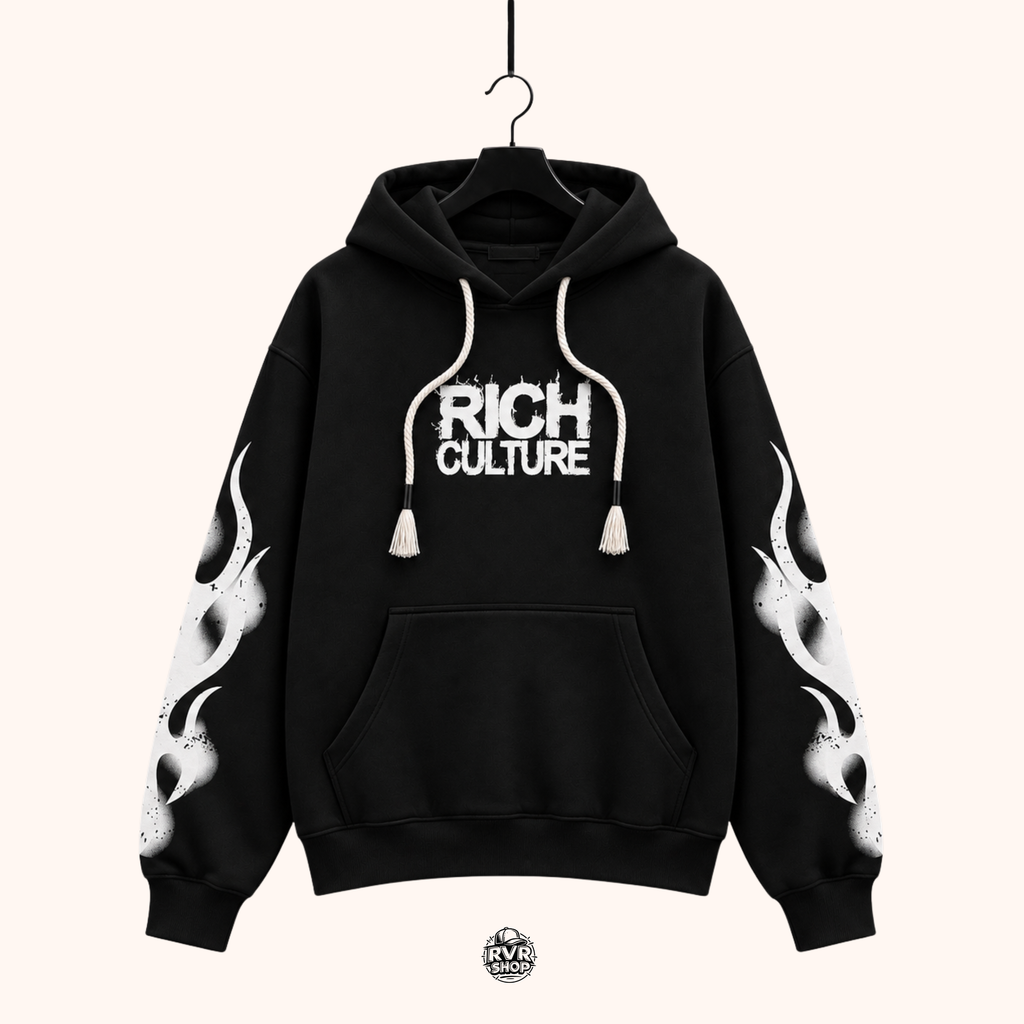 Hoddie Rich Culture Black