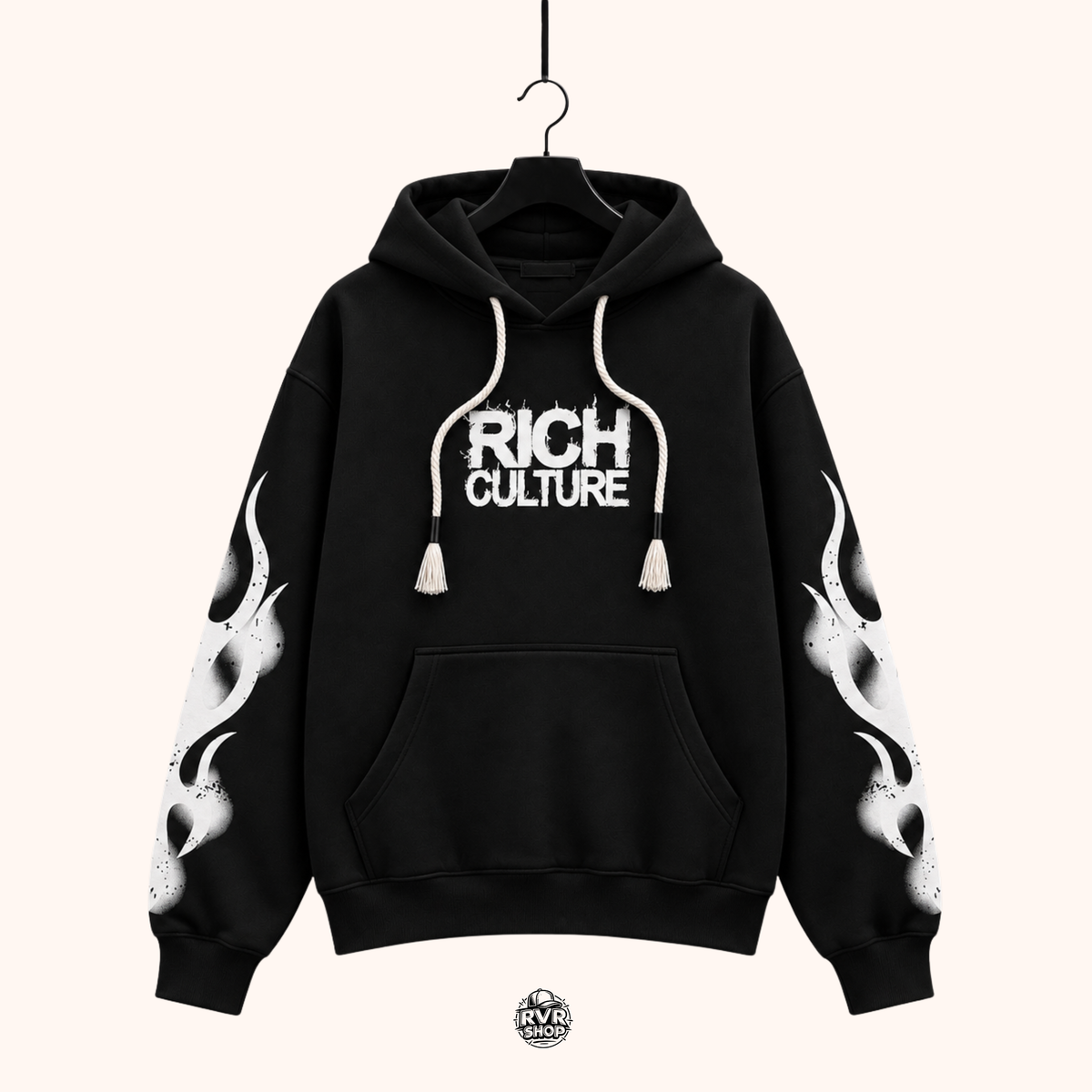 Hoddie Rich Culture Black