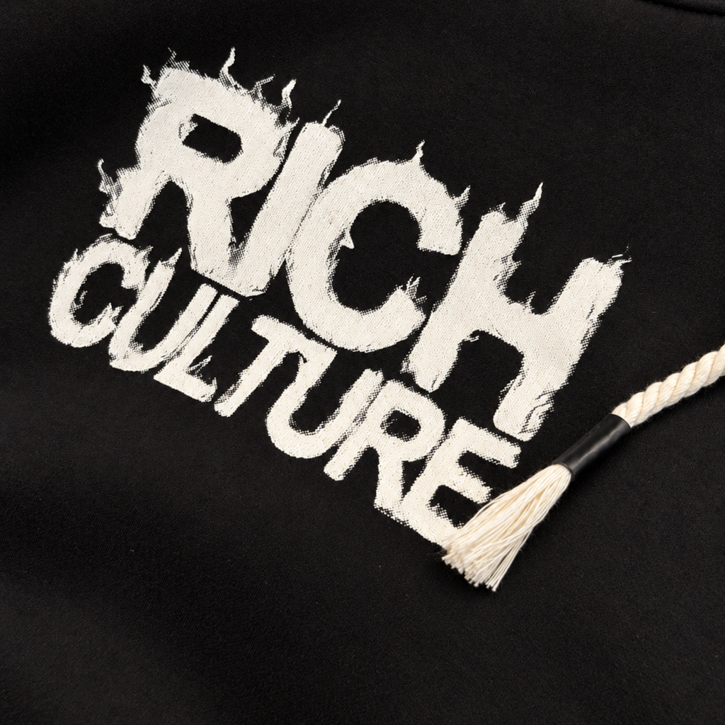 Hoddie Rich Culture Black