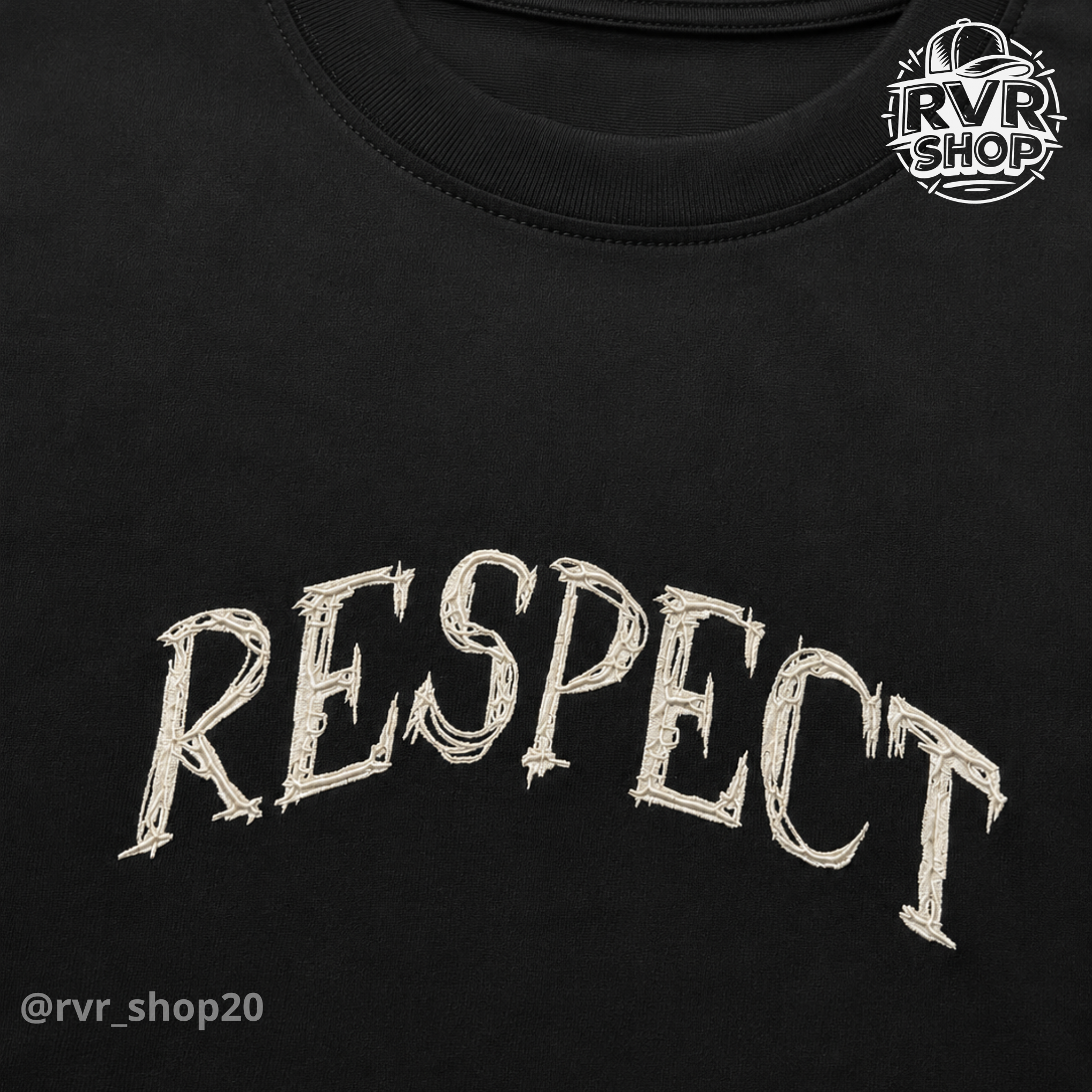 Playera Respect Your Vibe black