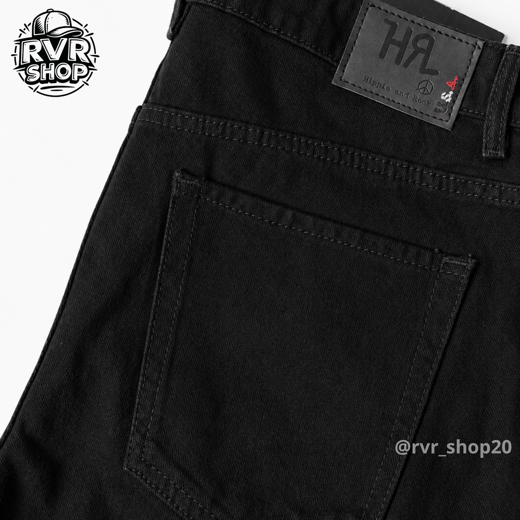 Jeans Hippie Rock Black
