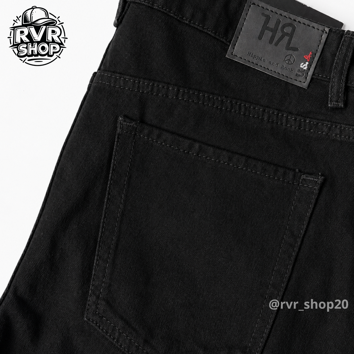 Jeans Hippie Rock Black
