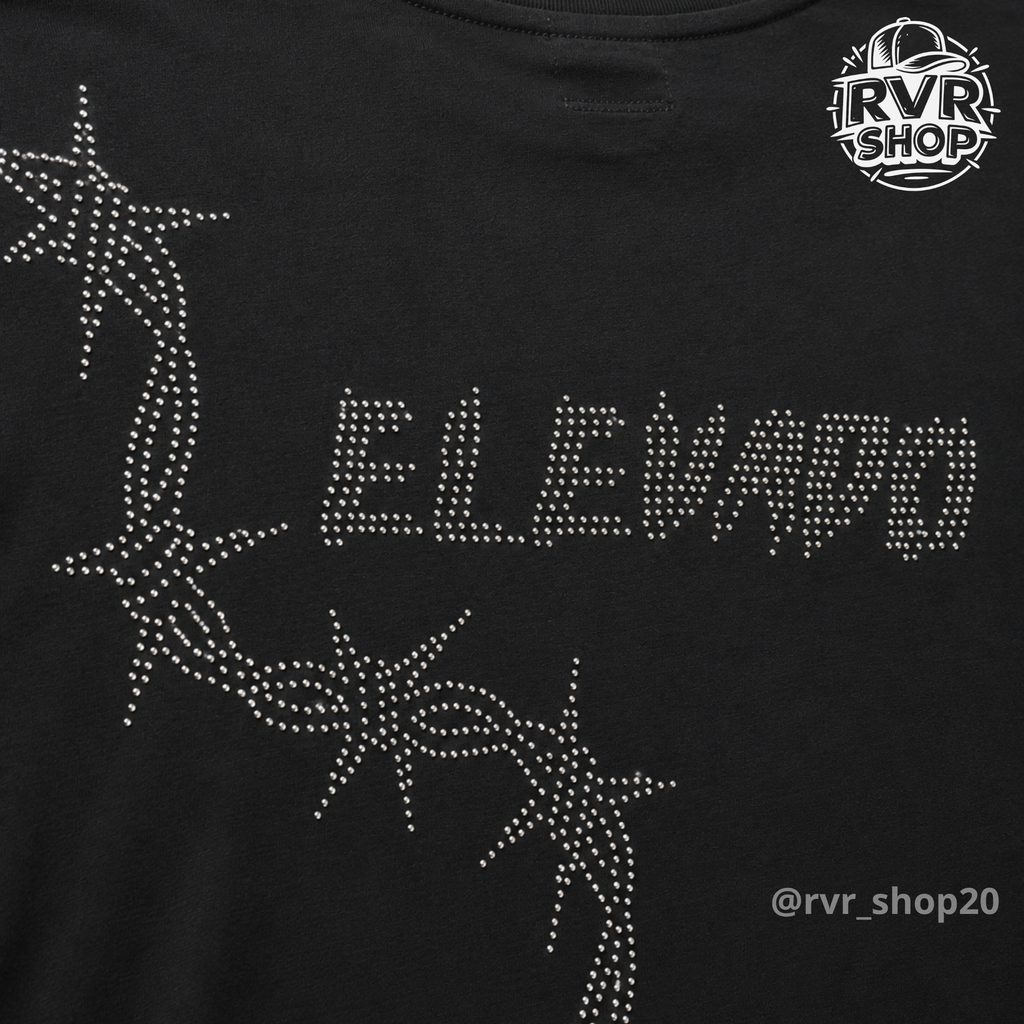 Playera Elevado Thorn Rhinestones