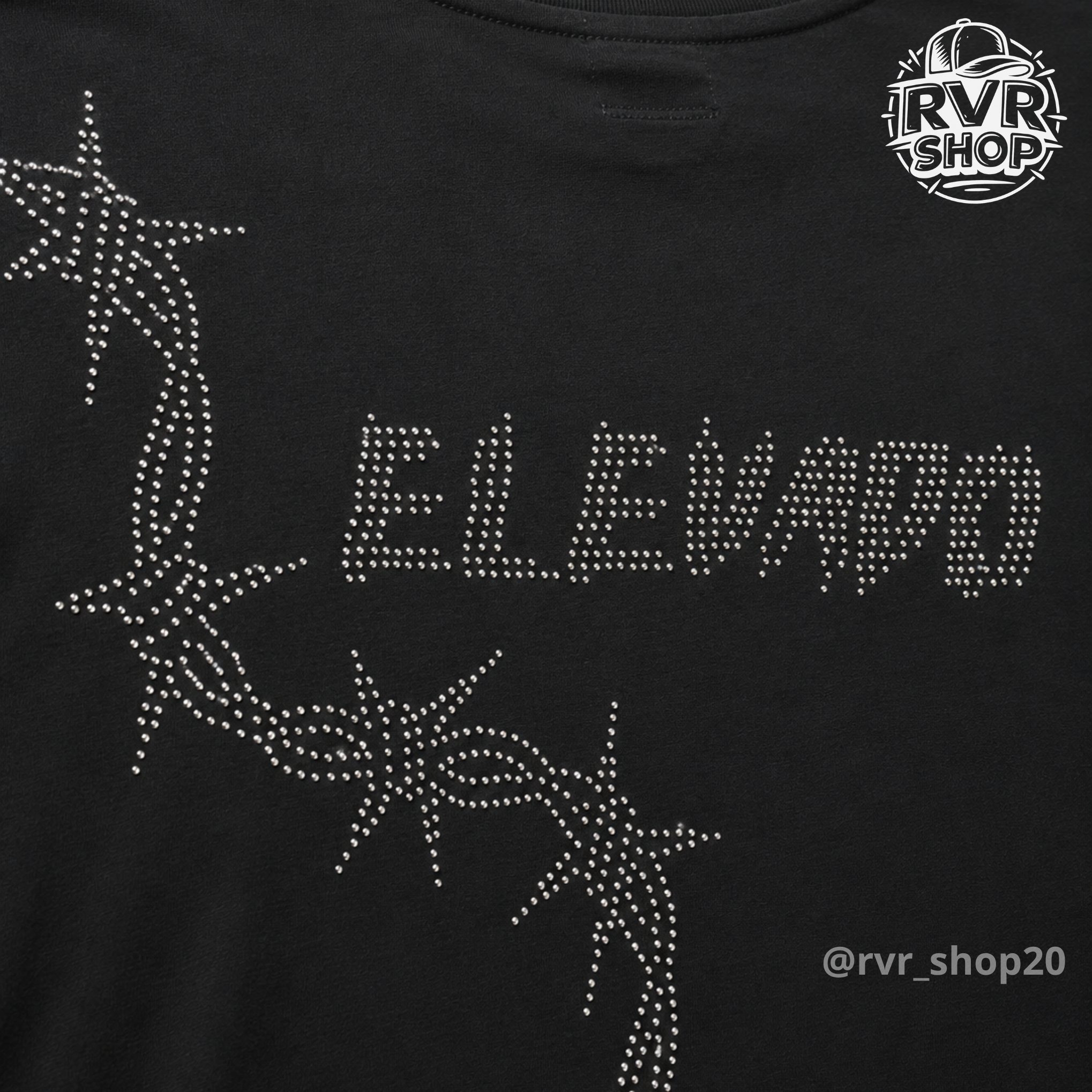 Playera Elevado Thorn Rhinestones