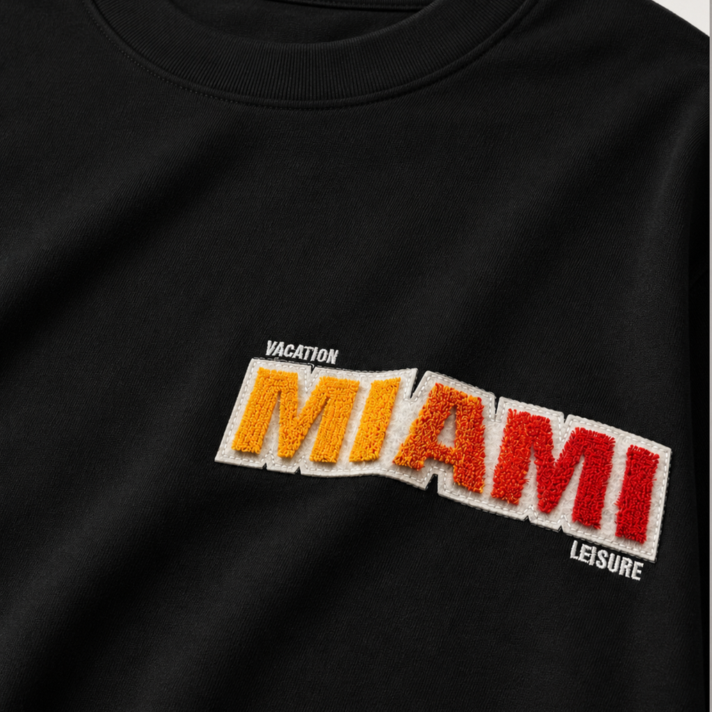 Playera Maimi Holiday Black