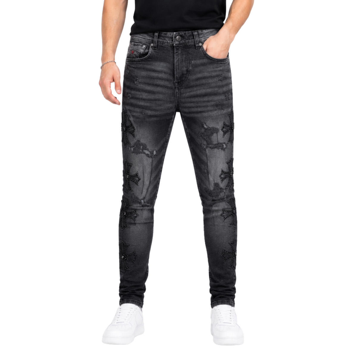 Jeans Hippie Rock Chrome